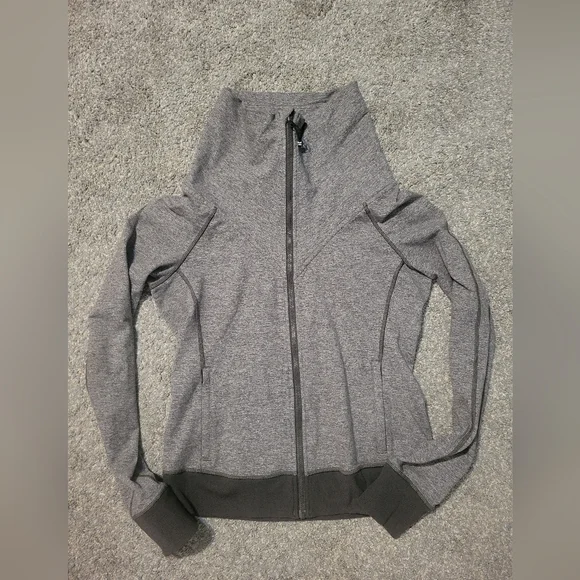 Lululemon Gray Zip-Up Jacket - Picture 7 of 8